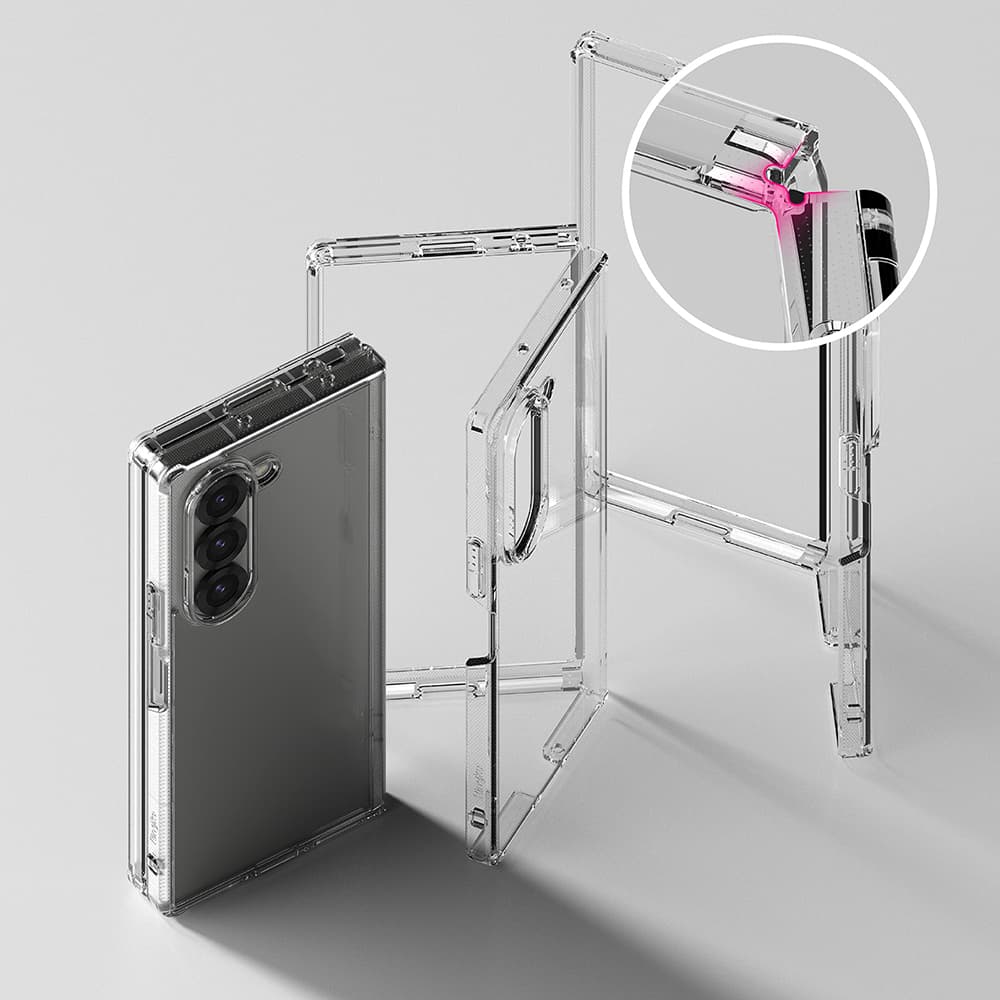 Ringke Fusion - θήκη για Samsung Galaxy Z Fold6 - Διάφανο 6