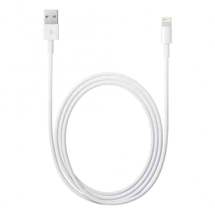 Apple cable USB-A - Lightning 1m Λευκό (MXLY2ZM/A)