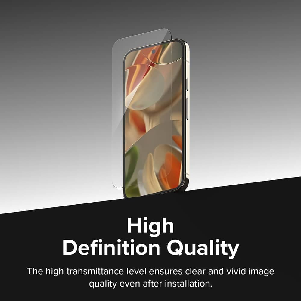 Ringke - Easy Slide Tempered Glass (συσκευασία 2 τεμαχίων) - Google Pixel 9 Pro XL - Διαφανές 2