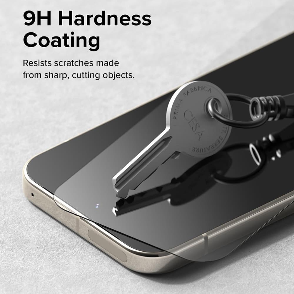 Ringke - Easy Slide Tempered Glass (συσκευασία 2 τεμαχίων) - Google Pixel 9 Pro XL - Διαφανές 4
