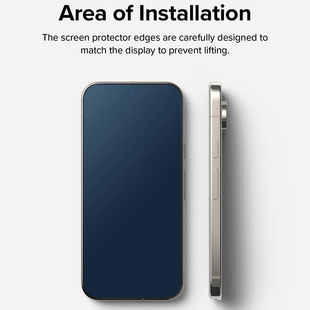 Ringke - Easy Slide Tempered Glass (συσκευασία 2 τεμαχίων) - Google Pixel 9 Pro XL - Διαφανές 7