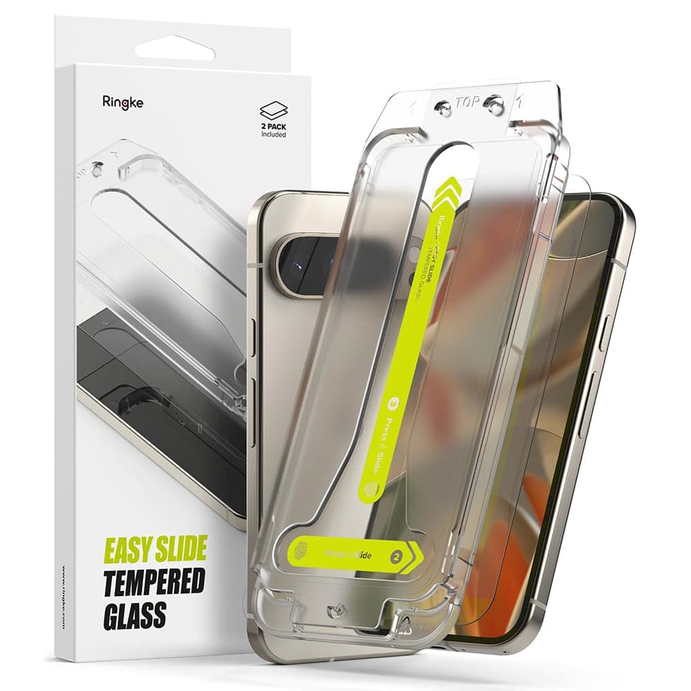 Ringke - Easy Slide Tempered Glass (συσκευασία 2 τεμαχίων) - Google Pixel 9 Pro XL - Διαφανές
