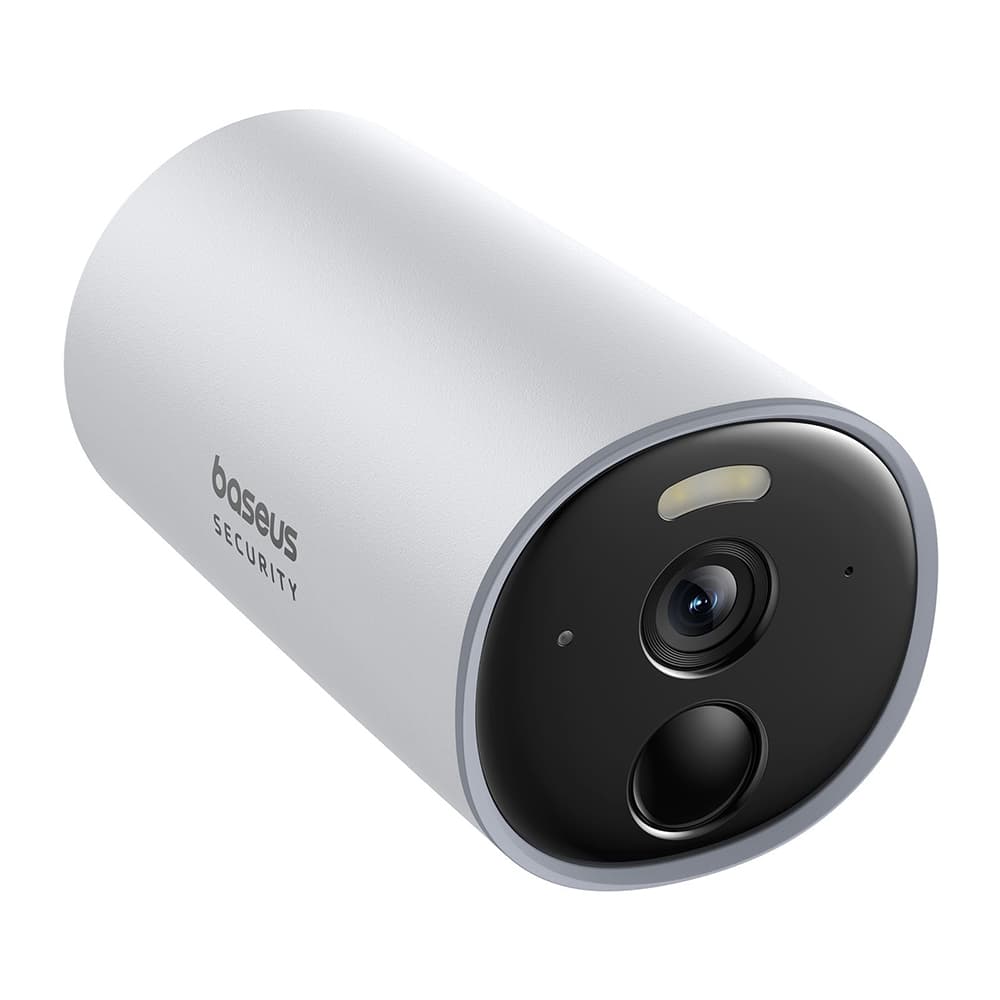 Baseus - Εξωτερική Κάμερα Ασφαλείας B1 (S0SV002130) - 2K, 8GB, Αμφίδρομη Ομιλία, Νυχτερινή Όραση, IP67, 7.800mAh - Λευκό 3