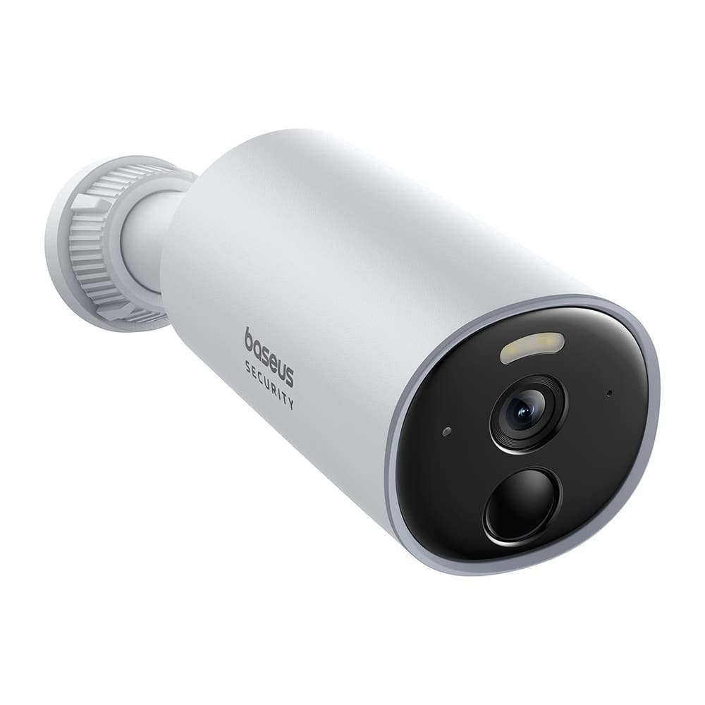 Baseus - Εξωτερική Κάμερα Ασφαλείας B1 (S0SV002130) - 2K, 8GB, Αμφίδρομη Ομιλία, Νυχτερινή Όραση, IP67, 7.800mAh - Λευκό 4