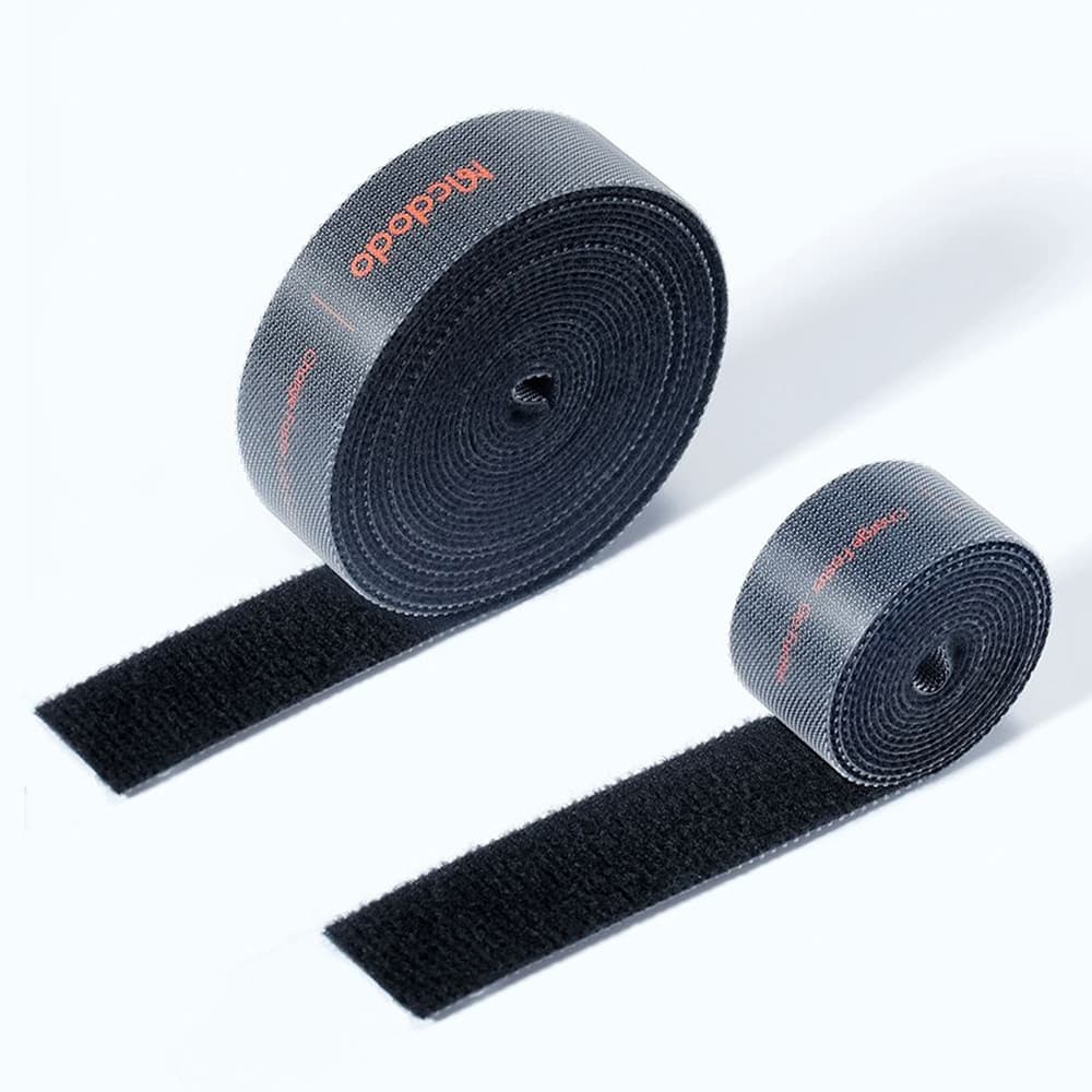 Mcdodo - Ζώνη Οργάνωσης Καλωδίων (VS-0960) - Ιμάντες Velcro, 1m - Μαύρο 3