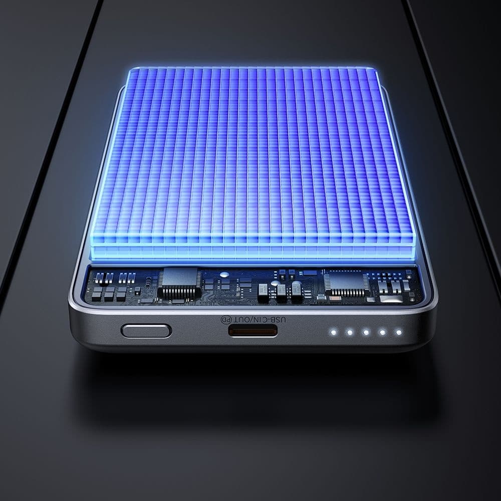 Mcdodo - Μαγνητικό Power Bank Meta Series (MC-4651) - 10000mAh, 20W, Εξαιρετικά Λεπτό Σχεδιασμό - Μαύρο 6