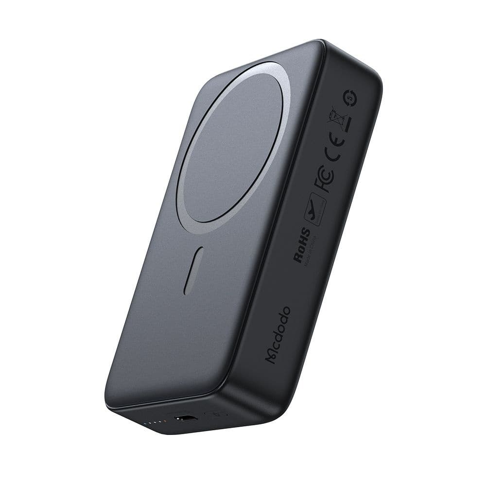 Mcdodo - Μαγνητικό Power Bank Σειρά Ambilight (MC-5021) - 20000mAh, Έλεγχος Θερμοκρασίας NTC, 20W, Ένδειξη LED - Μαύρο 2