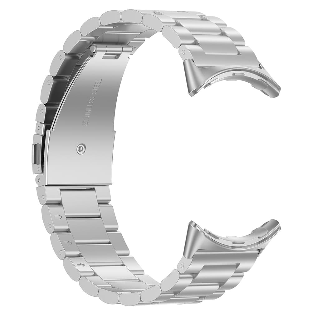 Techsuit Watchband - θήκη για Google Pixel Watch 4 - Ασημί 2