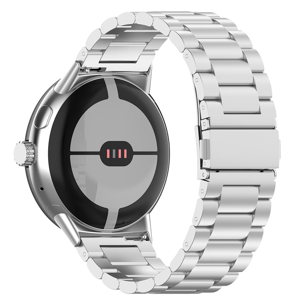 Techsuit Watchband - θήκη για Google Pixel Watch 4 - Ασημί