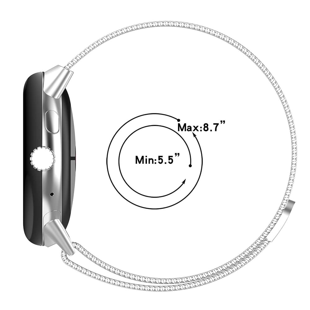 Techsuit Watchband (W009) - θήκη για Google Pixel Watch 4 - Μαύρο 3