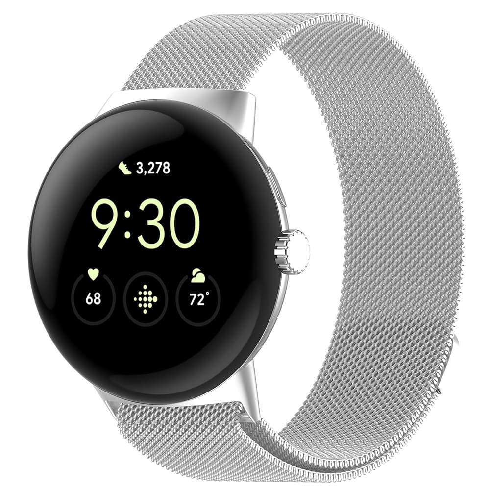 Techsuit - Λουράκι ρολογιού (W009) - Google Pixel Watch 4 45mm - Ασημί 2