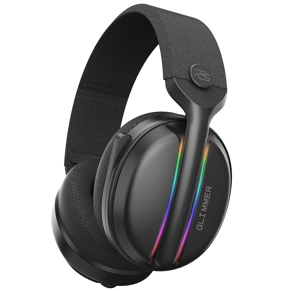 Proove - Ακουστικά Gaming Glimmer (WHGL00022001) - με Μικρόφωνο, 2.4GHz, Bluetooth 5.4, RGB, Ø40mm, 900mAh - Μαύρο 4