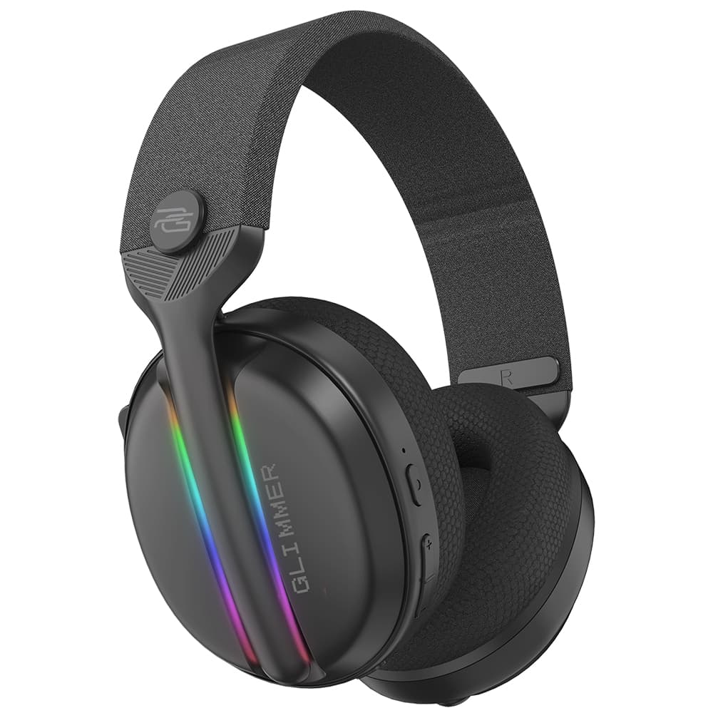 Proove - Ακουστικά Gaming Glimmer (WHGL00022001) - με Μικρόφωνο, 2.4GHz, Bluetooth 5.4, RGB, Ø40mm, 900mAh - Μαύρο 2