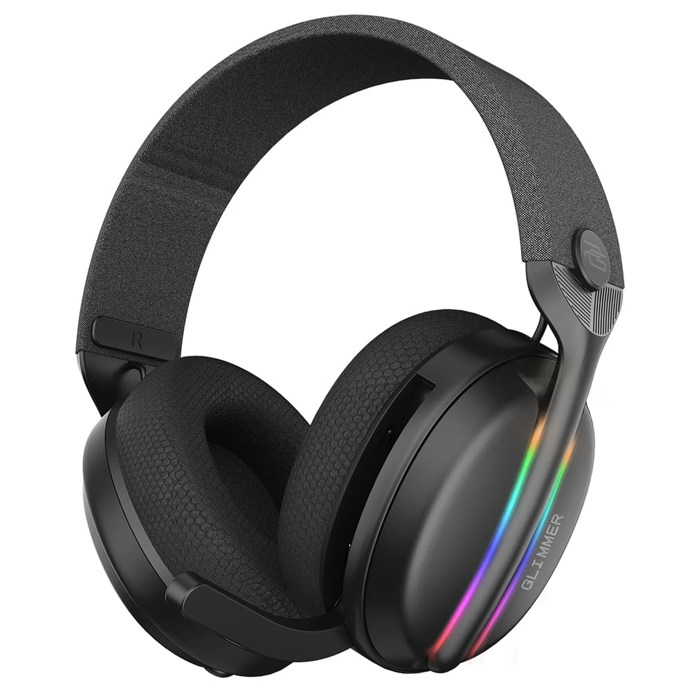 Proove - Ακουστικά Gaming Glimmer (WHGL00022001) - με Μικρόφωνο, 2.4GHz, Bluetooth 5.4, RGB, Ø40mm, 900mAh - Μαύρο 3