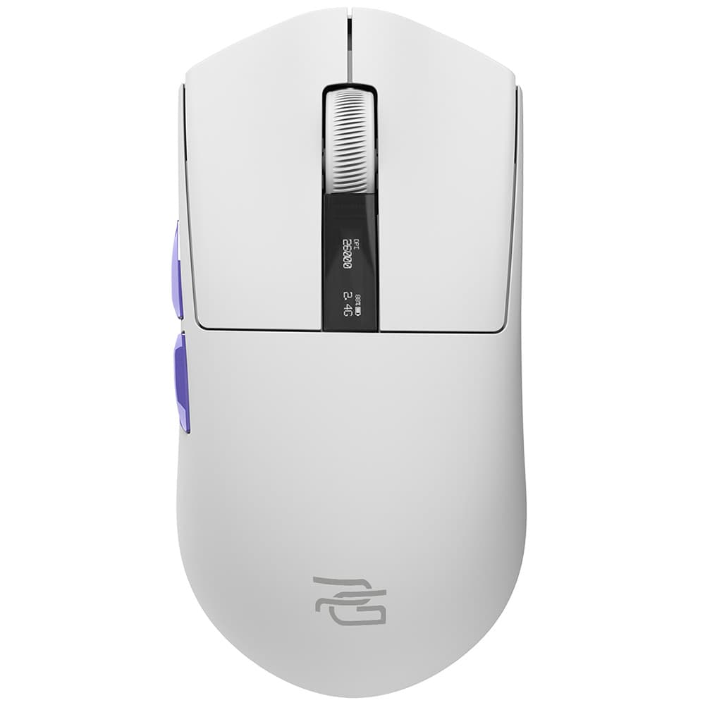 Proove - Ασύρματο Ποντίκι Jester 8K (WMJS00022002) - για Gaming, Οθόνη OLED, 7 Κουμπιά, 800-26000DPI, 500mAh, 1.5m - Λευκό