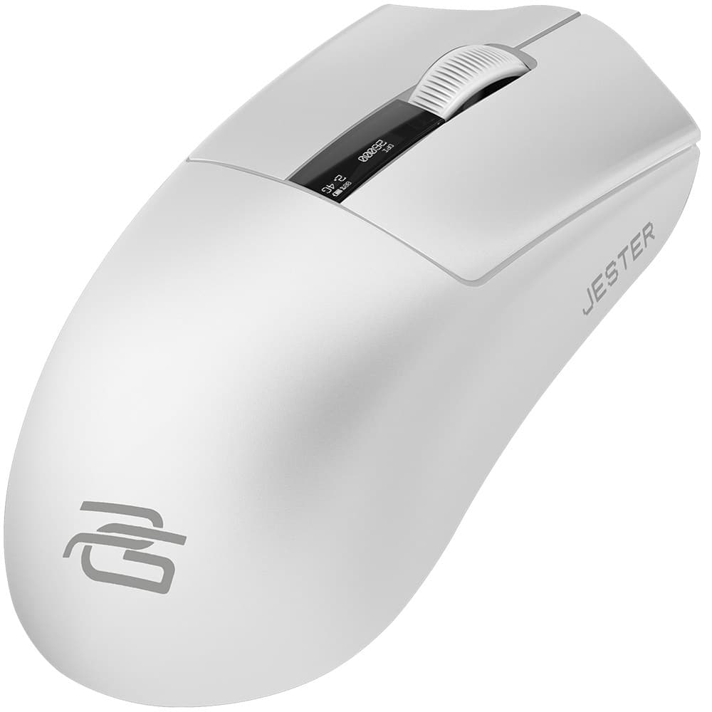 Proove - Ασύρματο Ποντίκι Jester 8K (WMJS00022002) - για Gaming, Οθόνη OLED, 7 Κουμπιά, 800-26000DPI, 500mAh, 1.5m - Λευκό 4
