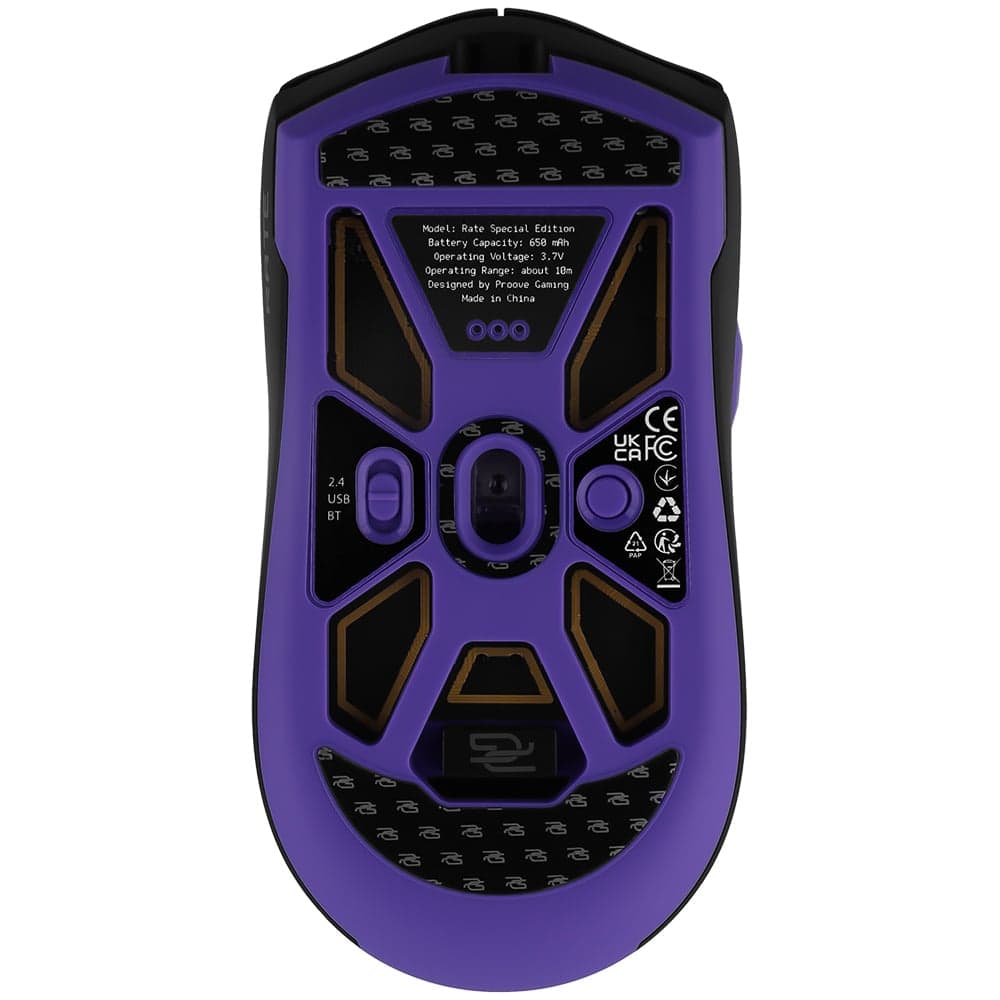 Proove - Ασύρματο Ποντίκι Rate Special Edition (CMRTWRS03001) - για Gaming, με 6 Κουμπιά, 800-12000DPI, 650mAh, 1.5m - Μαύρο 4