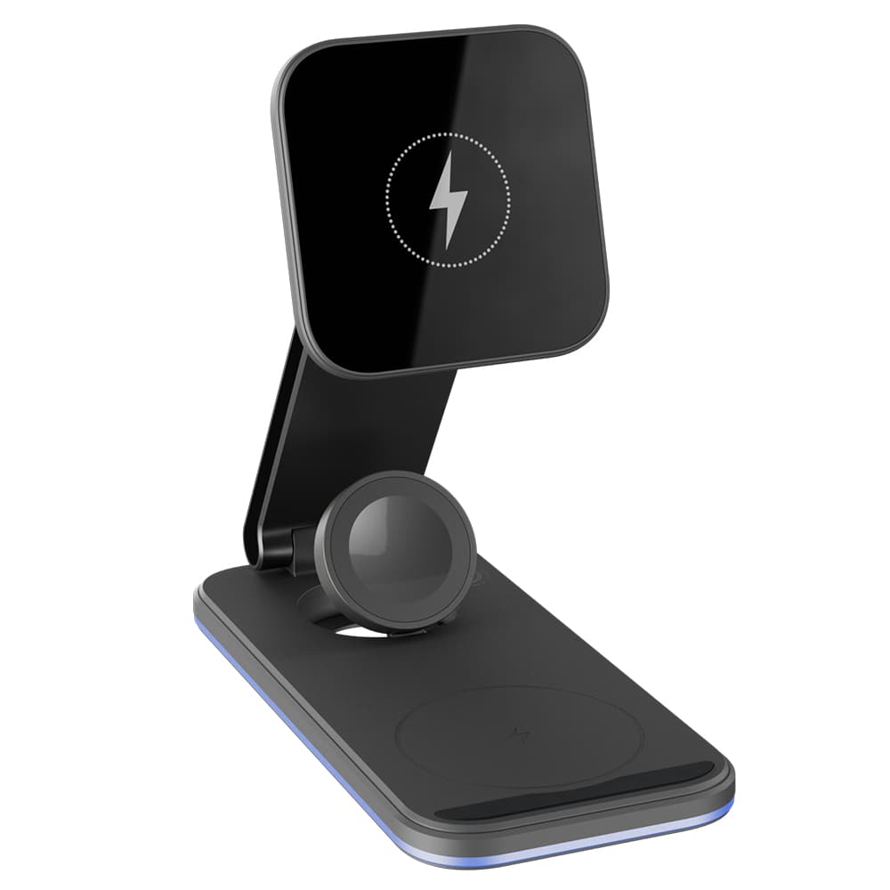 Proove - Ασύρματος Σταθμός Φόρτισης Energy Fold (WSEF15010001) - MagSafe, 3 σε 1, για iPhone, AirPods, Apple Watch, 15W - Μαύρο 2