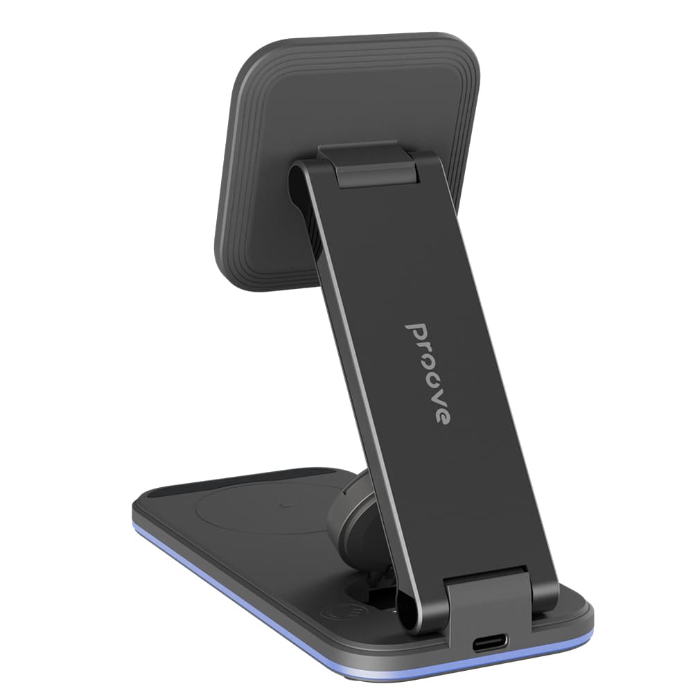 Proove - Ασύρματος Σταθμός Φόρτισης Energy Fold (WSEF15010001) - MagSafe, 3 σε 1, για iPhone, AirPods, Apple Watch, 15W - Μαύρο 3
