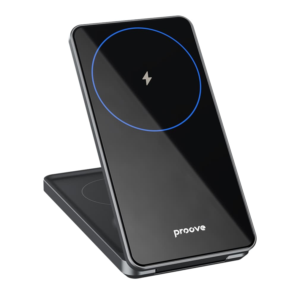 Proove - Ασύρματος Σταθμός Φόρτισης Metal Edge (WSME15010003) - MagSafe, για iPhone, AirPods, iWatch, Πτυσσόμενος, 15W - Γκρι 6