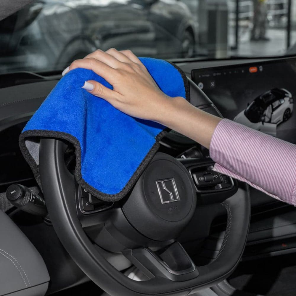 Proove - Πετσέτα πλυσίματος αυτοκινήτου Carshine (2 τεμάχια) (AACR30000003) - Υψηλής ποιότητας μικροΐνες, για λεπτομέρειες, 30x30cm - Μπλε 6
