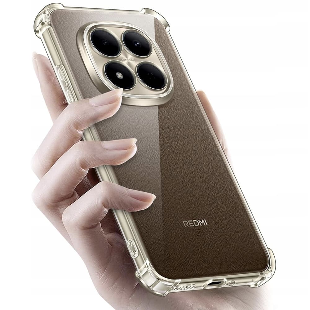 Techsuit Shockproof Clear Silicone - θήκη για Xiaomi Redmi Note 15 Pro+ 5G / Poco M8 Pro - Διάφανο 4