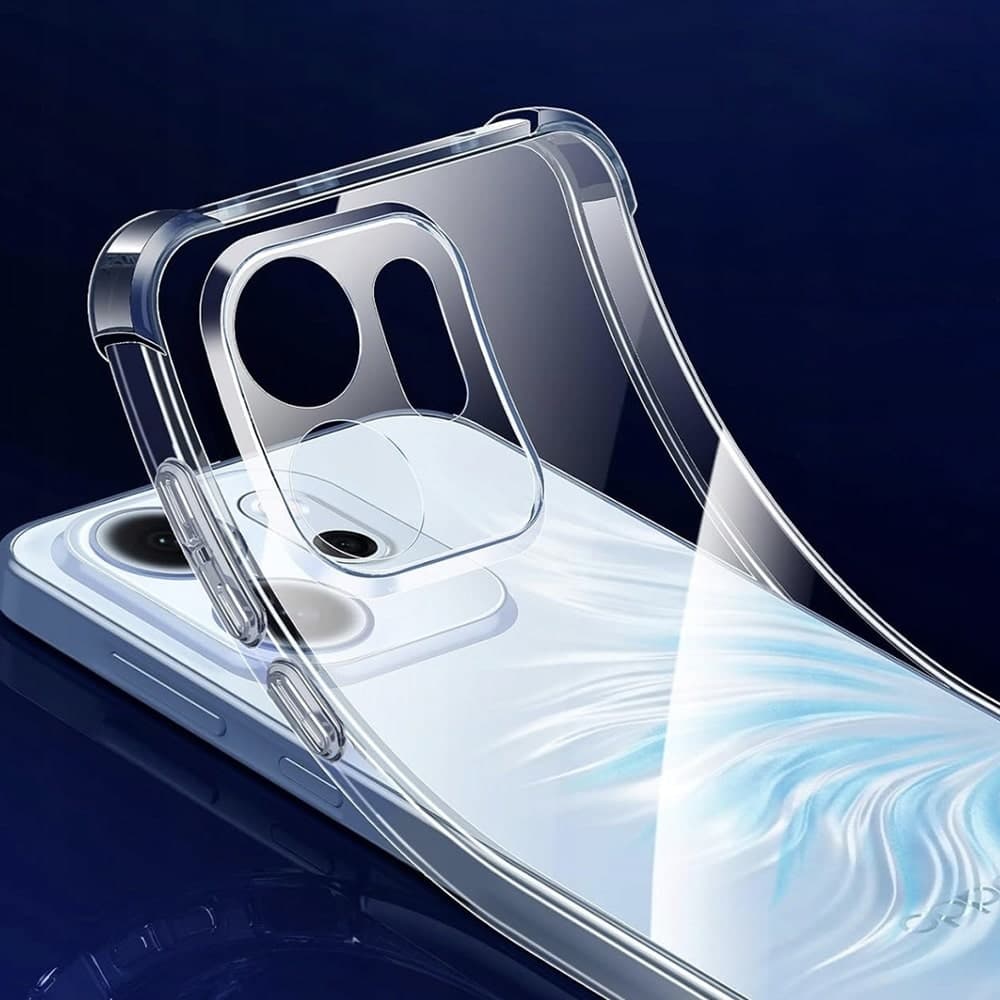 Techsuit Shockproof Clear Silicone - θήκη για Oppo Reno15 F / FS 5G - Διάφανο 3