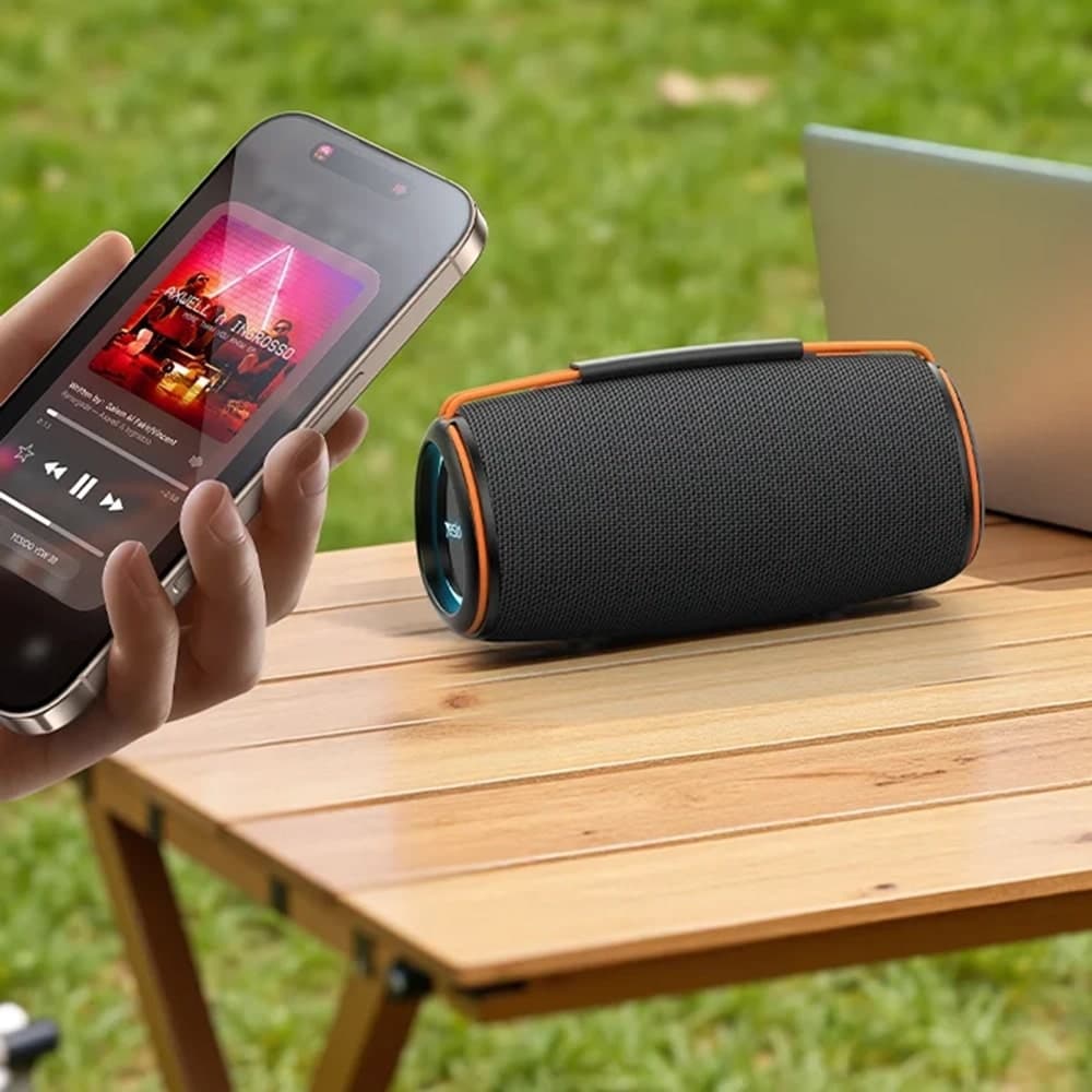 Yesido - Ασύρματο Ηχείο (YSW38) - Bluetooth 5.3, Φωτισμός RGB, TWS, Κάρτα TF, USB, AUX, 2000mAh, 30W - Μαύρο 3