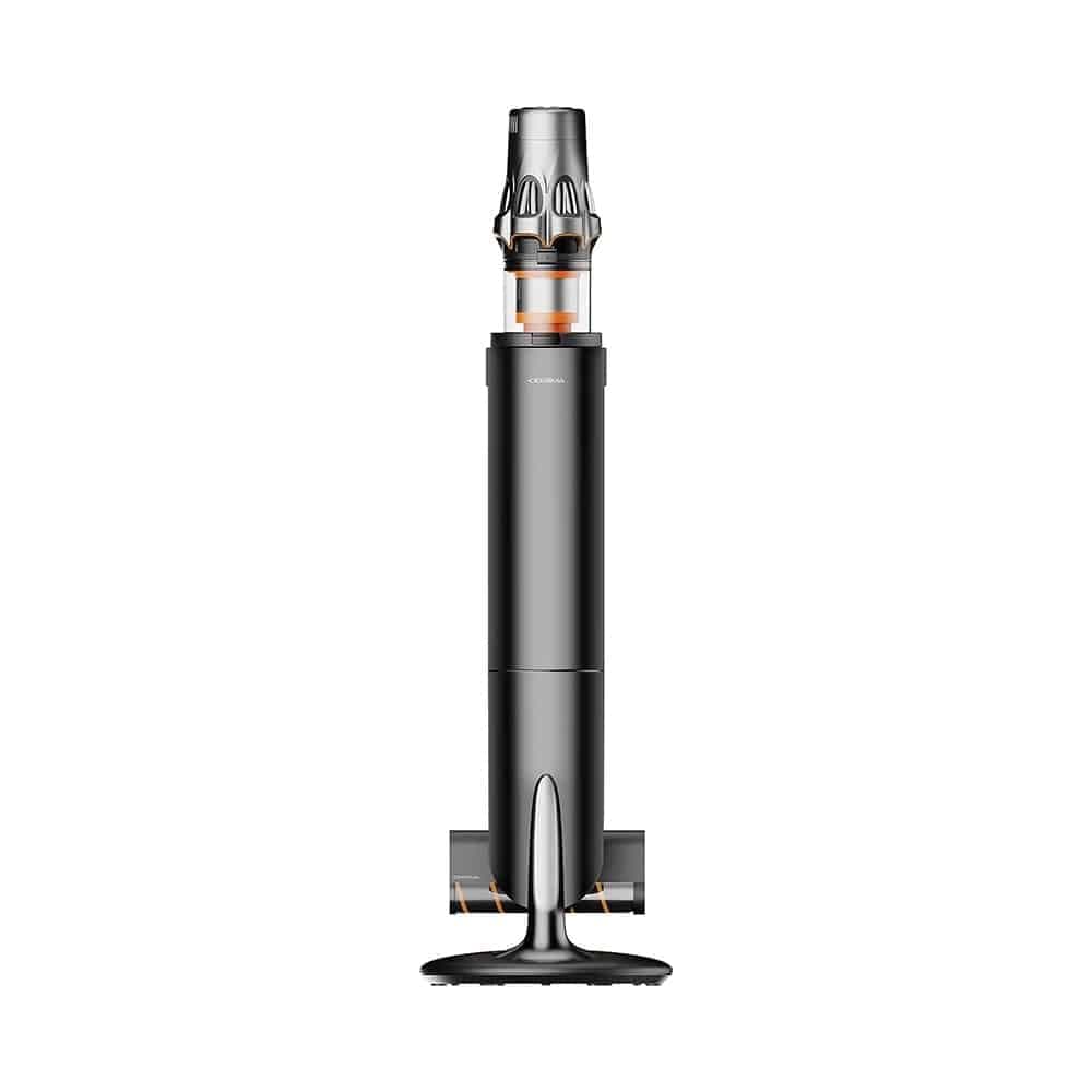 Deerma - Ασύρματη ηλεκτρική σκούπα (Σταθμός T50W XT) - 27000Pa, 600W, 2500mAh, HEPA, Τεχνολογία κυκλώνα, Οθόνη LED - Μαύρο 2