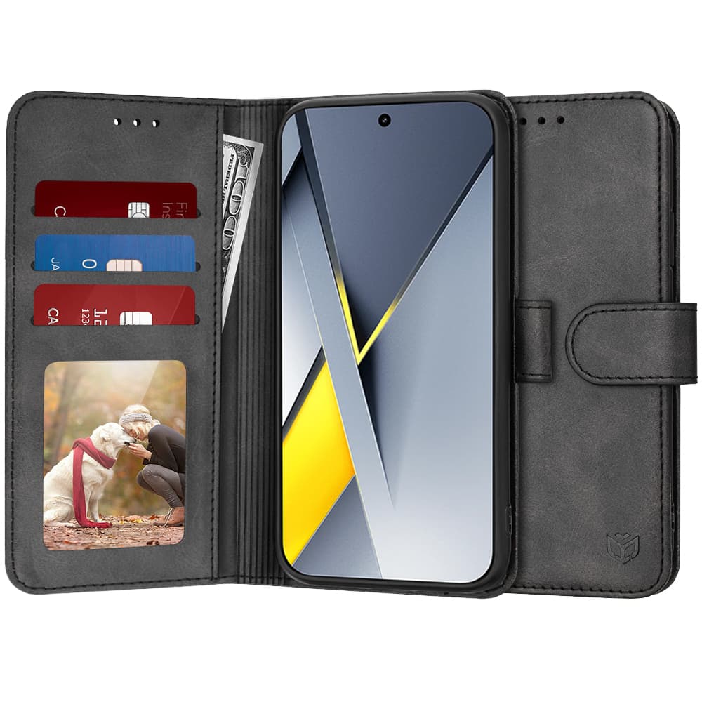 Techsuit Diary Book - θήκη για Xiaomi Poco F8 Pro - Μαύρο