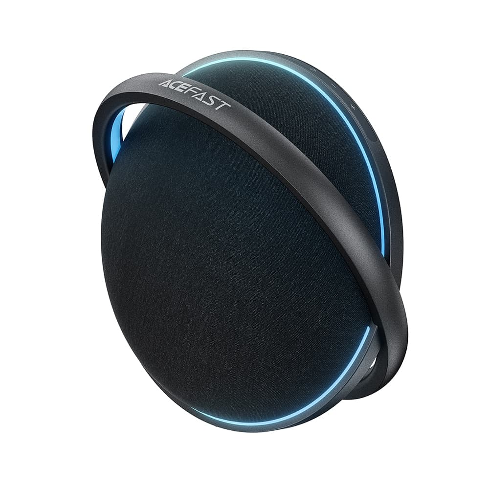 Acefast - Ασύρματο ηχείο (K5 Pro) - με βάση, TF, BT 5.4, AUX, επεξεργαστή DSP, RGB, 100W, 4000mAh, IPX4, USB-C - Μαύρο