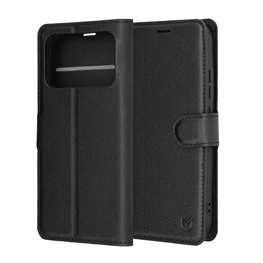 Techsuit Leather Folio - θήκη για Xiaomi Poco F8 Pro - Μαύρο 6