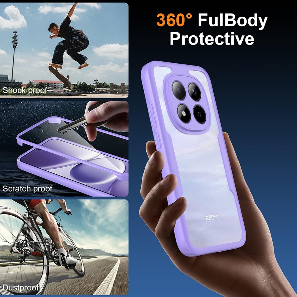 Techsuit ColorVerse 360 Series - θήκη για Xiaomi Redmi Note 15 Pro - Πολύχρωμο 4