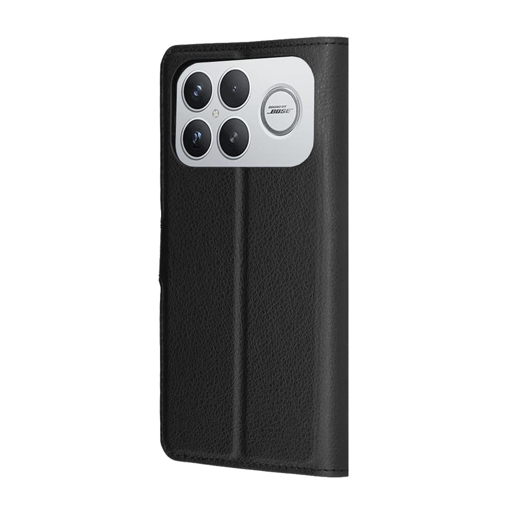 Techsuit Leather Folio - θήκη για Xiaomi Poco F8 Ultra - Μαύρο 5