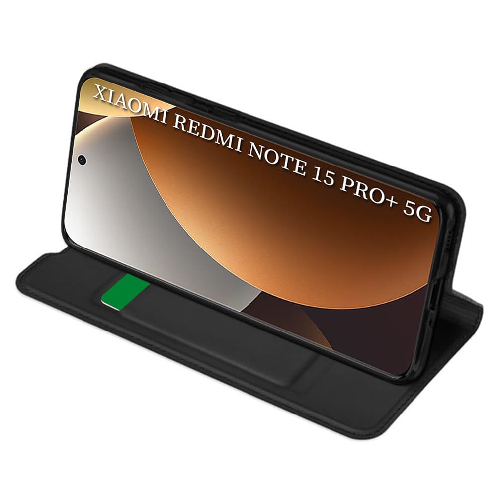 Techsuit Magskin Book - θήκη για Xiaomi Redmi Note 15 Pro+ 5G / Poco M8 Pro - Μαύρο 2