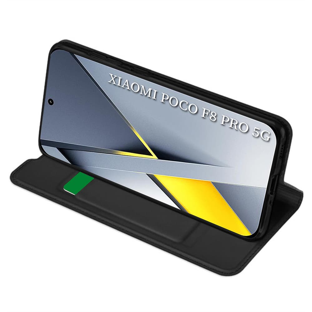 Techsuit Magskin Book - θήκη για Xiaomi Poco F8 Pro - Μαύρο 2