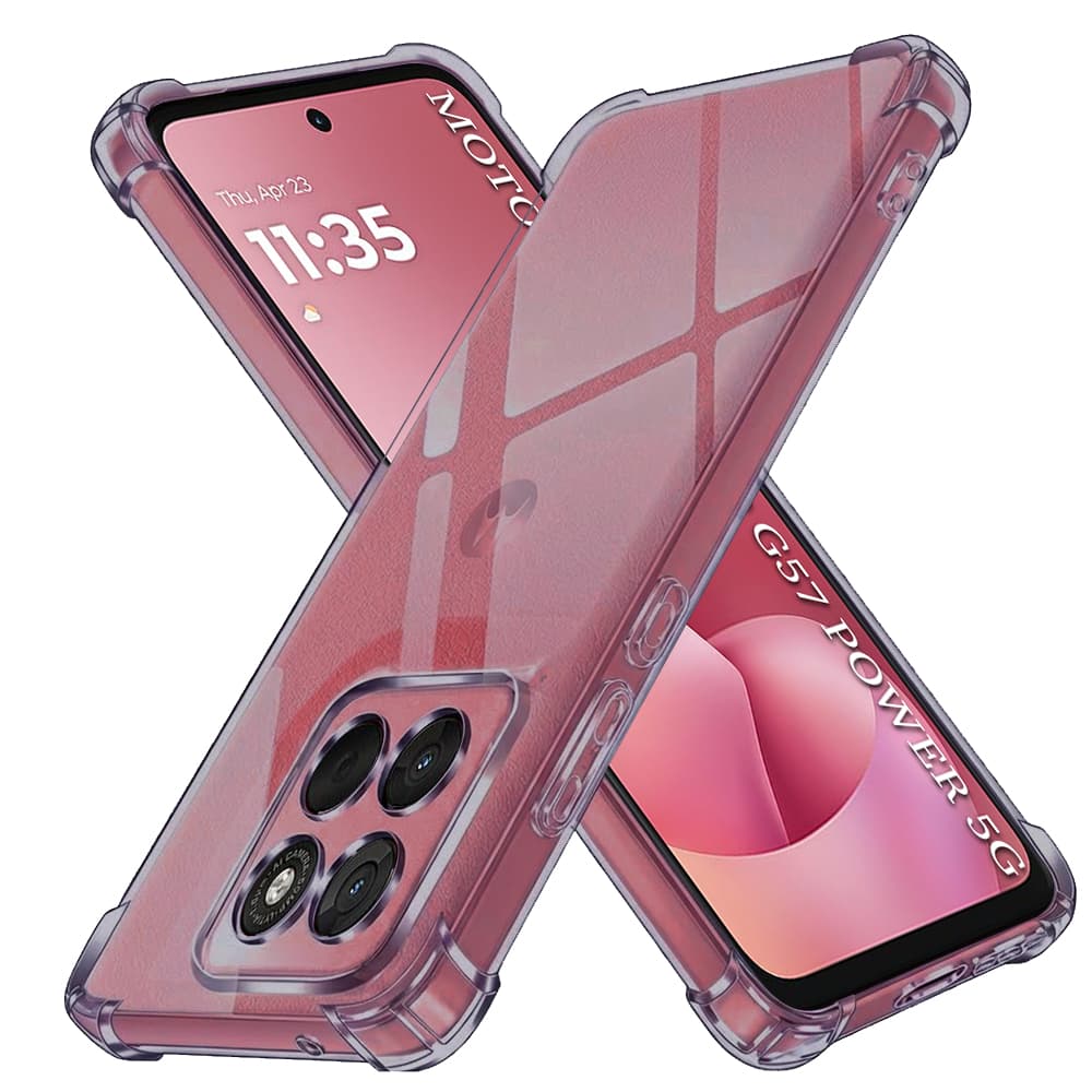 Techsuit Shockproof Clear Silicone - θήκη για Motorola Moto G57 Power / G67 - Διάφανο