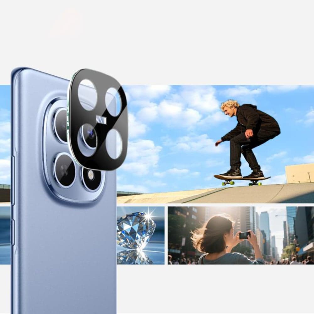 Techsuit - Πλήρες γυαλί κάμερας - Xiaomi Redmi Note 15 5G / Poco M8 5G - Μαύρο 2