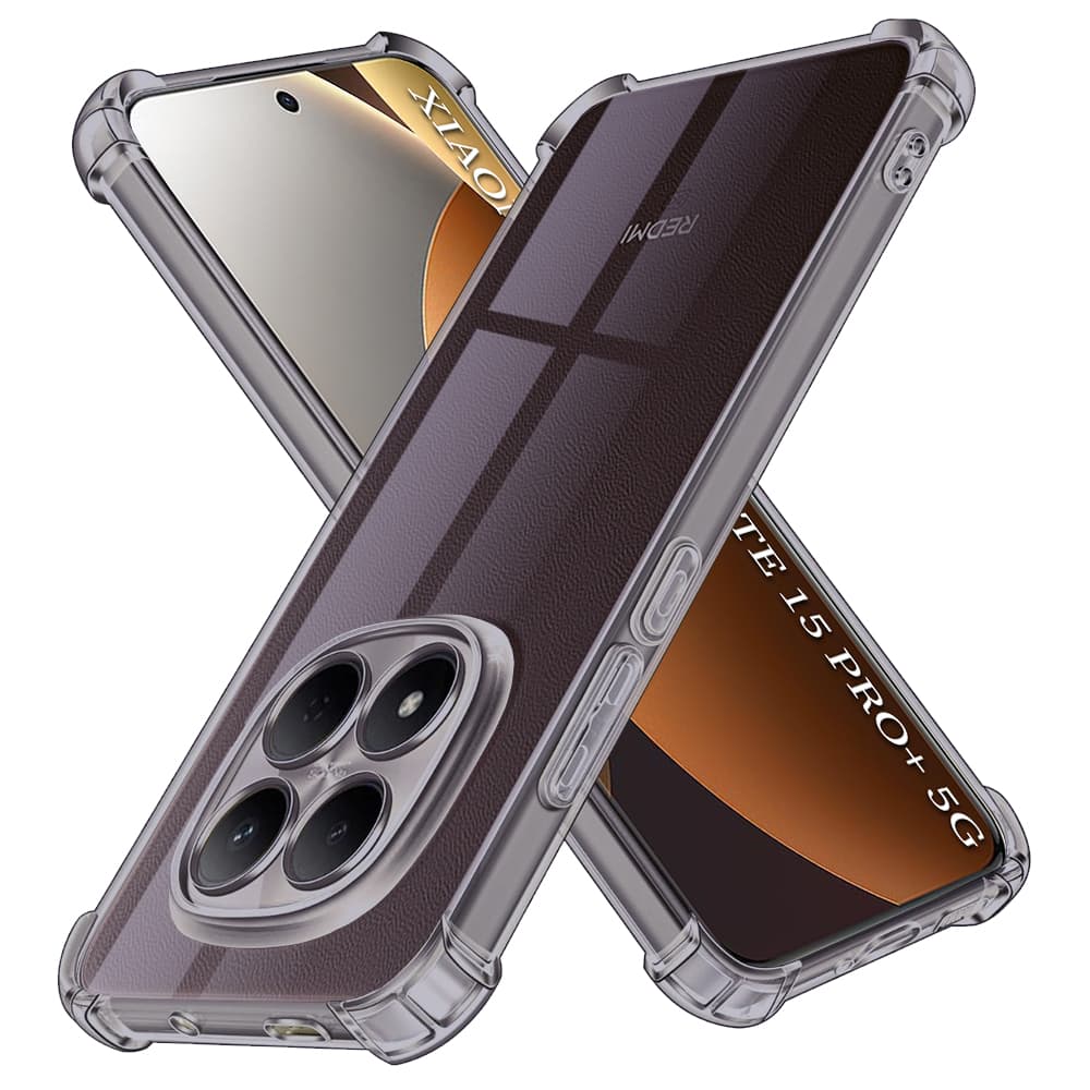 Techsuit Shockproof Clear Silicone - θήκη για Xiaomi Redmi Note 15 Pro+ 5G / Poco M8 Pro - Διάφανο