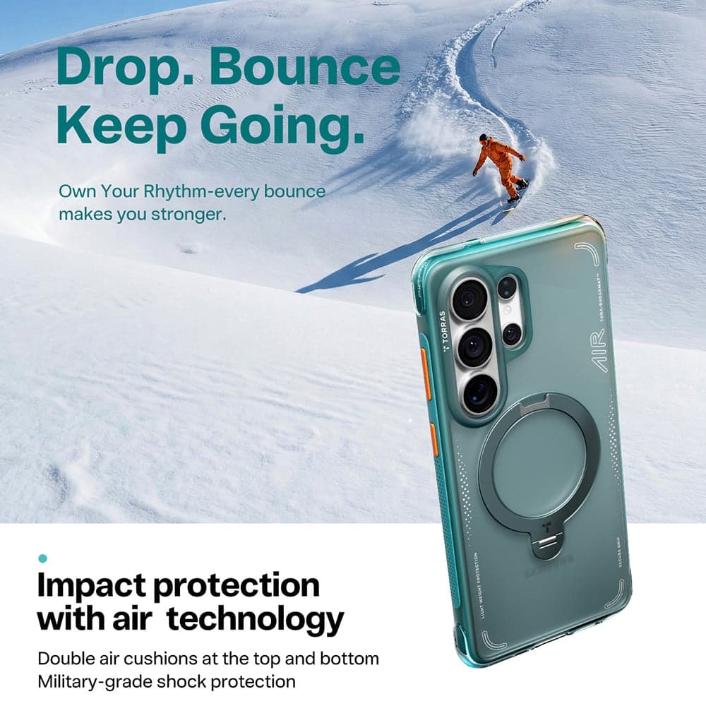 Torras Ostand Spin Air Series - θήκη για Samsung Galaxy S26 Ultra - Πολύχρωμο 3