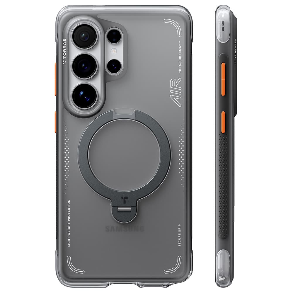 Torras Ostand Spin Air Series - θήκη για Samsung Galaxy S26 Ultra - Μαύρο
