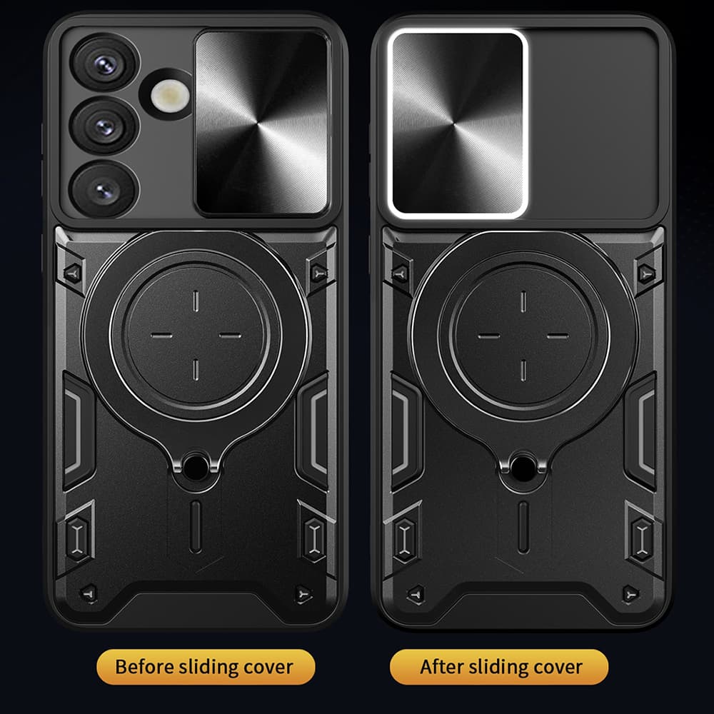 Techsuit CamGuard Pro - θήκη για Oppo Reno15 Pro - Μαύρο 3