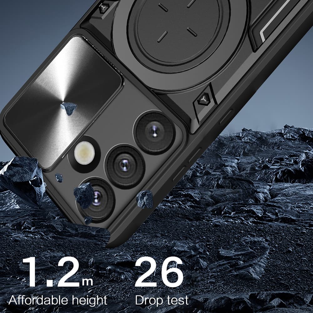 Techsuit CamGuard Pro - θήκη για Oppo Reno15 Pro - Μαύρο 6