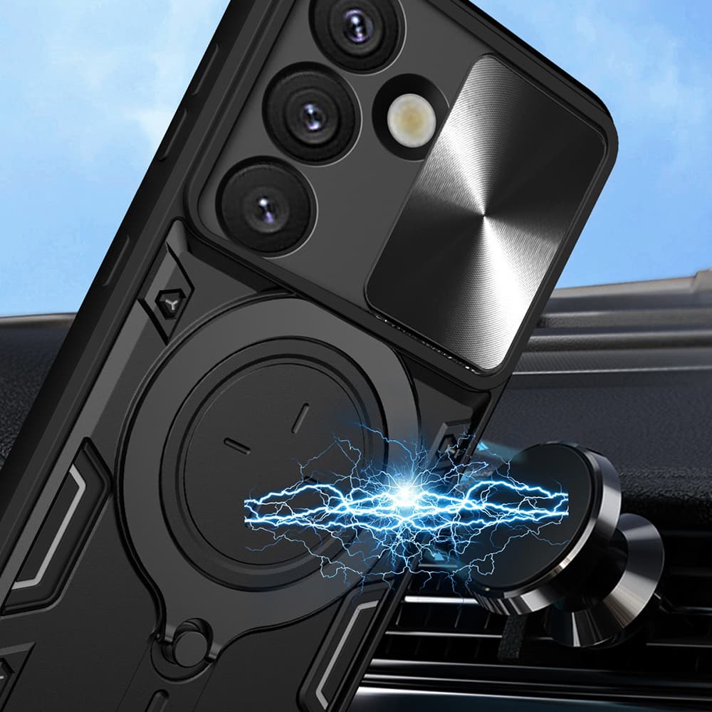Techsuit CamGuard Pro - θήκη για Oppo Reno15 Pro - Μαύρο 5