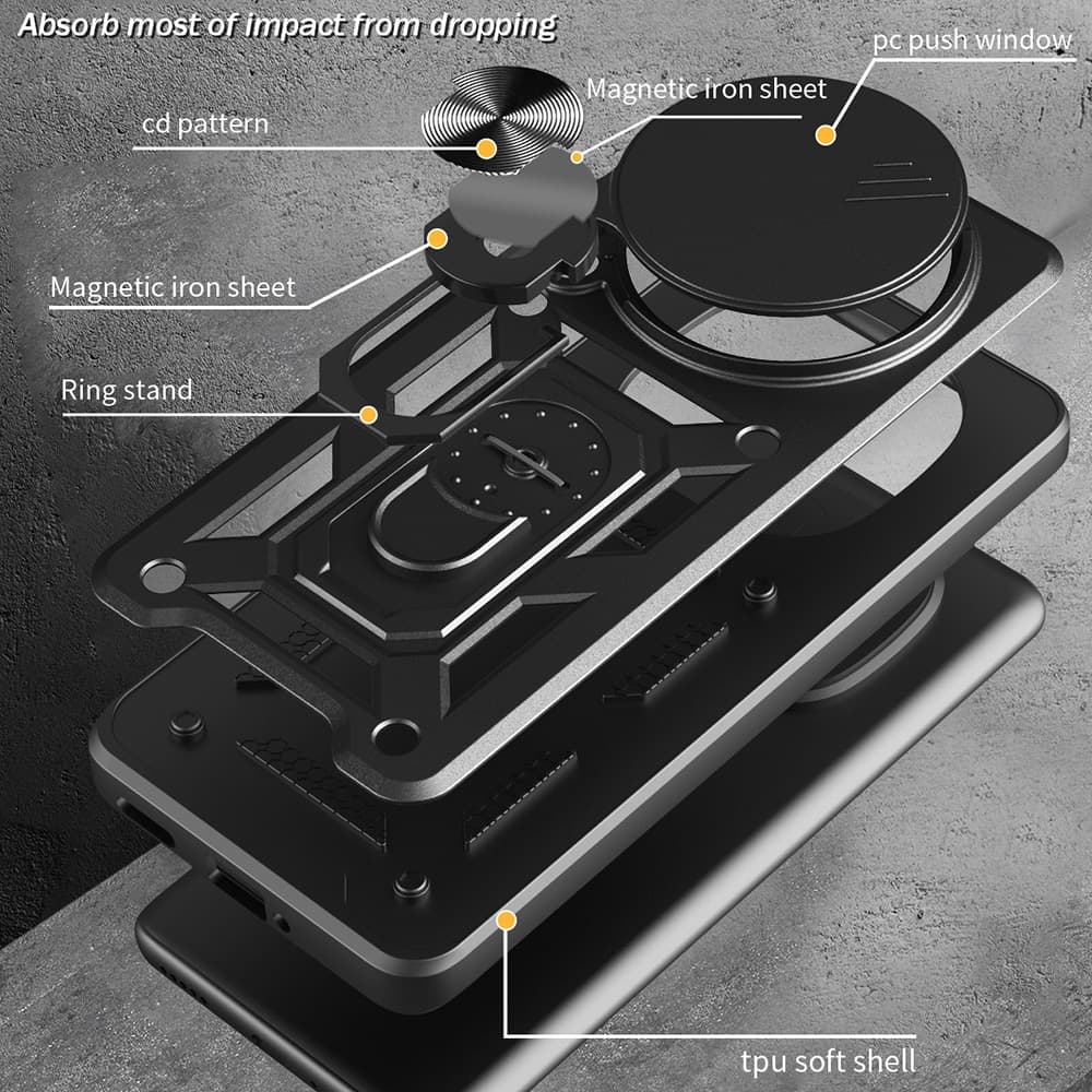 Techsuit CamShield Series - θήκη για Honor Magic8 Pro - Ροζ 3