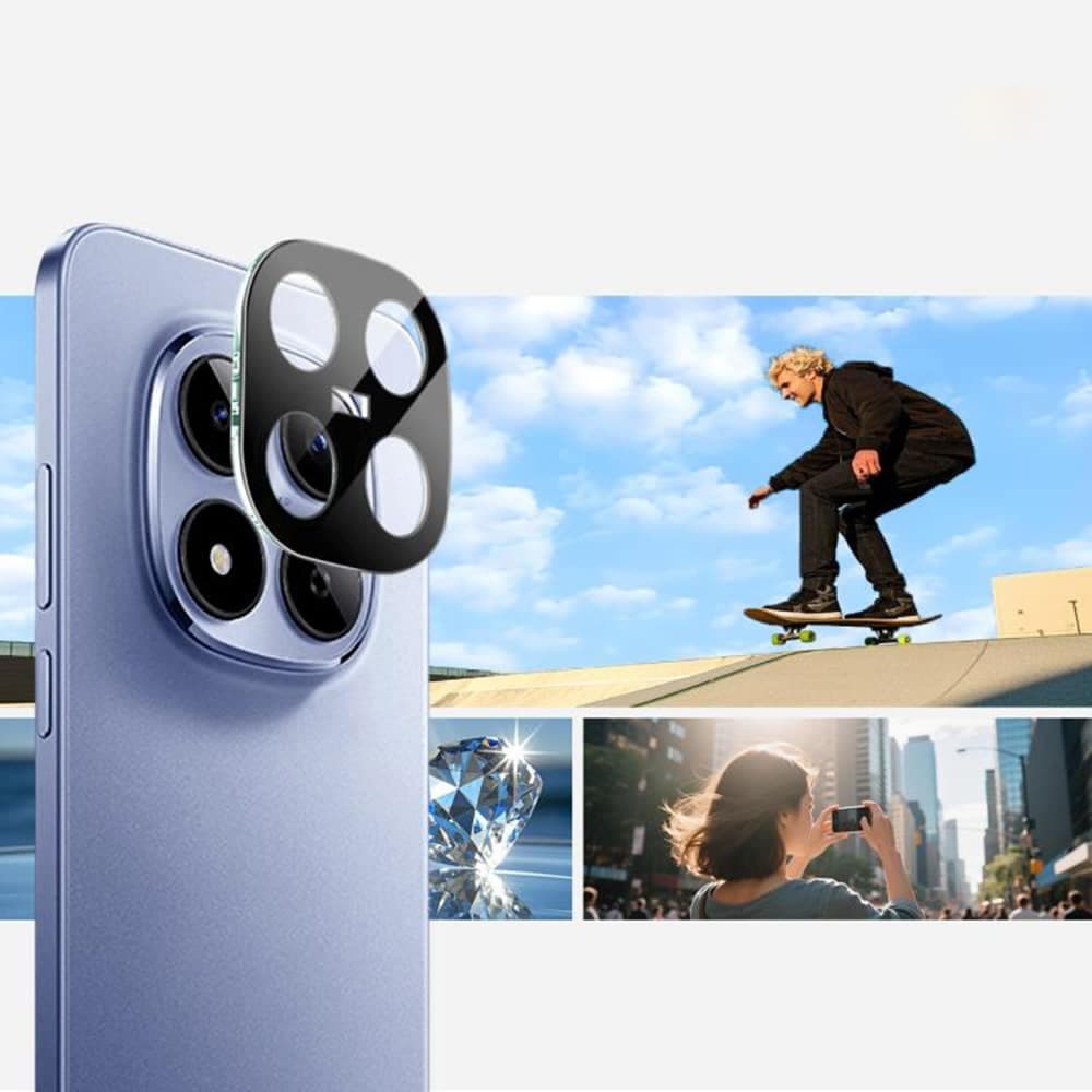 Techsuit - Γυαλί πλήρους κάμερας - Xiaomi Redmi Note 15 Pro+ 5G / Poco M8 Pro 5G - Μαύρο 2