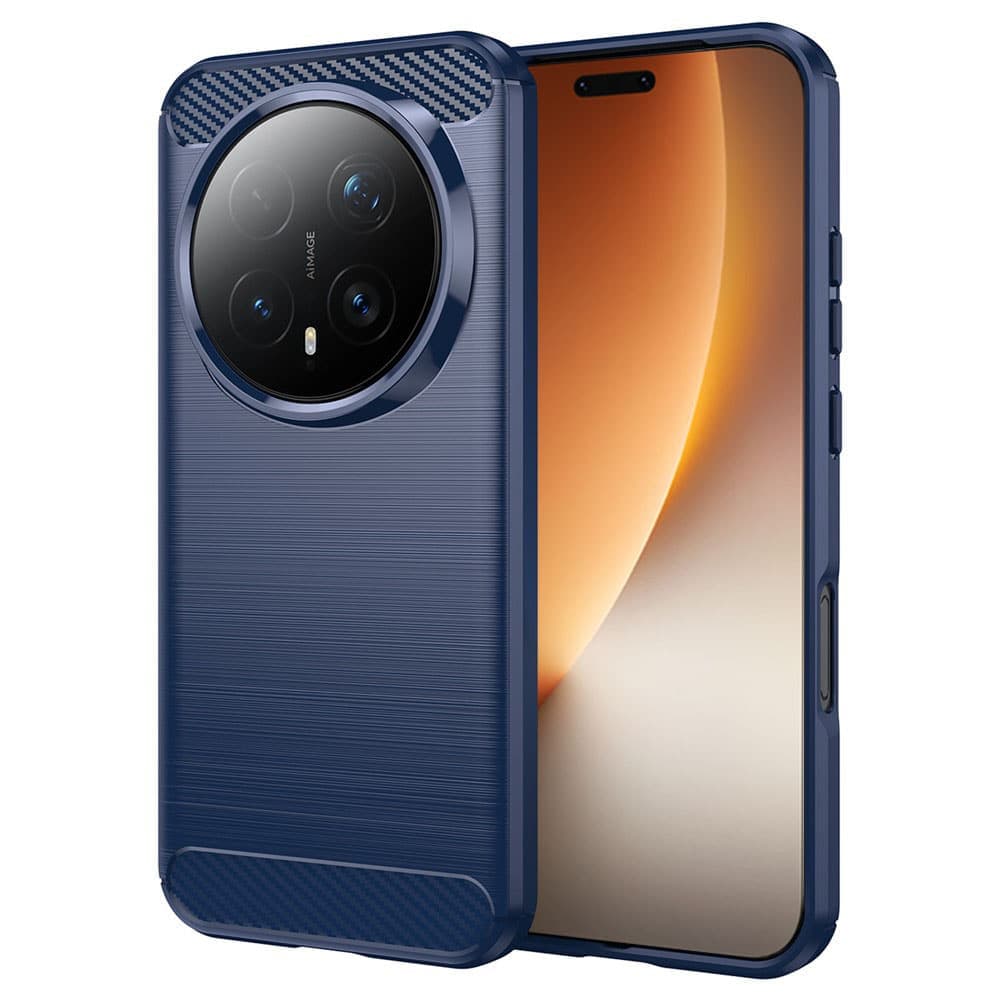 Techsuit Carbon Silicone - θήκη για Honor Magic8 Pro - Μπλε