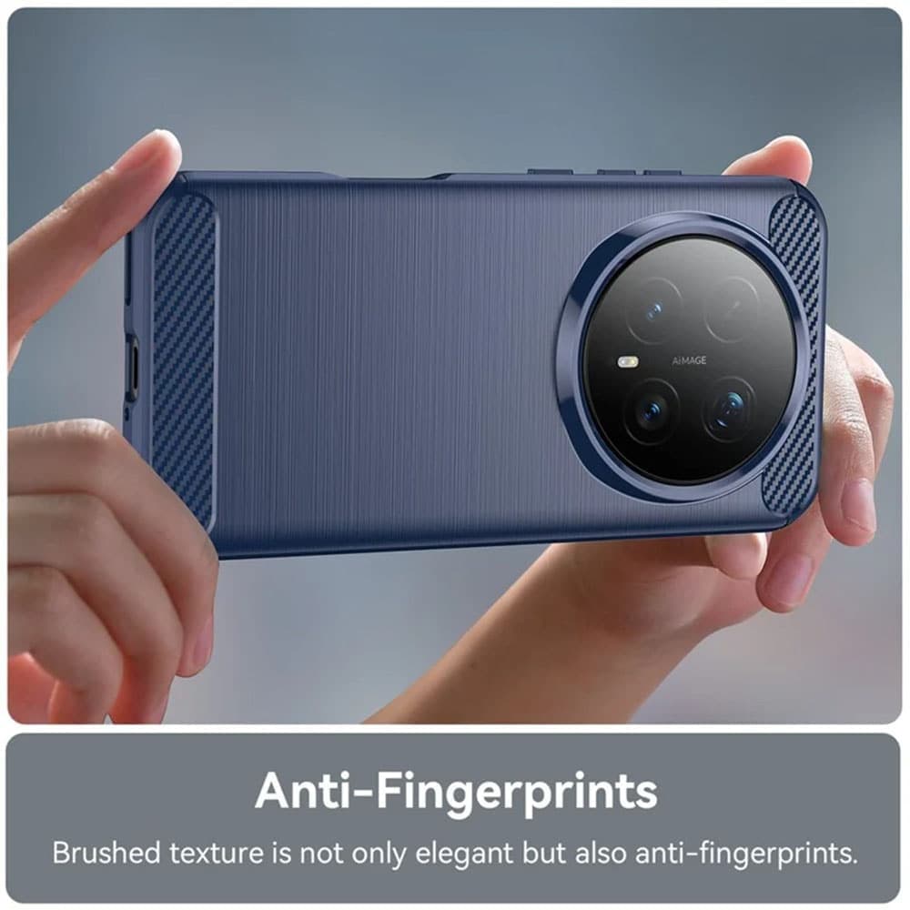 Techsuit Carbon Silicone - θήκη για Honor Magic8 Pro - Μπλε 5