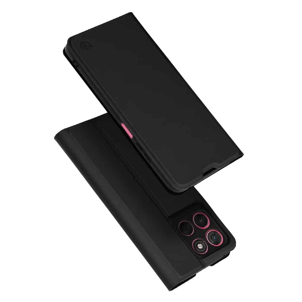 Techsuit Magskin Book - θήκη για Motorola Moto G57 Power / G67 - Μαύρο