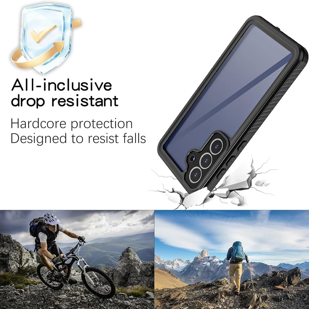 ShellBox Waterproof IP68 - θήκη για Samsung Galaxy S25 FE - Μαύρο 7